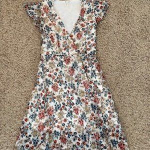 Miami Brand Floral Wrap Maxi Dress SIze XXS